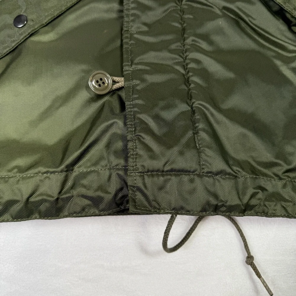 Vintage US Navy‎ USN A-1 Extreme Cold Weather OD Green Deck Jacket Mens Small